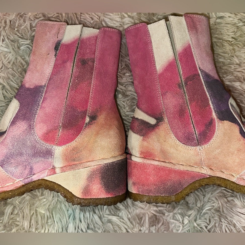 Chanel Tie-Dye Effect Boots Size 37 - Picture 5 of 10